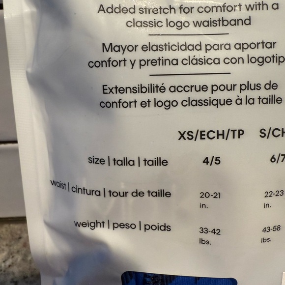 NWT Calvin Klein Boy's Cotton Stretch Boxer Briefs 2 Pack - Blue Size XS (4-5) - Picture 4 of 5